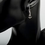 【Angel & Me】希望 船錨 Anchor s925 純銀 耳環 (可改夾式), , large