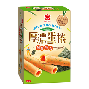 義美厚濃蛋捲(海苔)152g