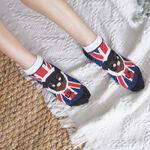 [Kaimei Cotton Industry] 12 pairs of random and excellent Korean-made pure cotton fine-needle Korean-style styling socks-world dog style, , large