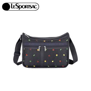 Lesportsac Deluxe Everyday Bag 奢華斜背包 送禮推薦-鮮果彩繡