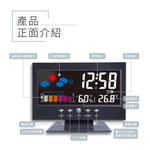 [HANLIN]-TM8082 居家萬年曆溫濕度鬧鐘, , large
