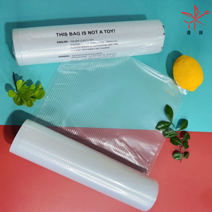 Vacuum channel Roll Bags with Slide Cutter Box