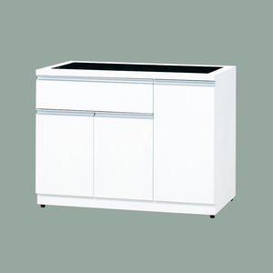 【唯熙傢俱】貝拉白色4尺餐櫃