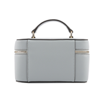FURLA Camelia 素面皮革手提/斜背迷你化妝包/淺藍色, , large