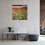 【御畫房】迎春花開 國家一級畫師手繪油畫80×80cm(VF-185), , large