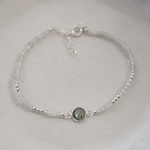 Aurora Sterling Silver Bracelet(Labradorite), , large