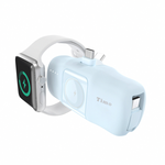 【Timo】蘋果派手錶三合一口袋行動電源  (直插式 / 機身wh標示) - Type-C頭 + Type-C線 / 晴空藍, , large