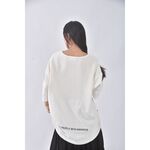 (XL) blackfriday質感棉質純棉杏色短袖上衣二手衣, , large