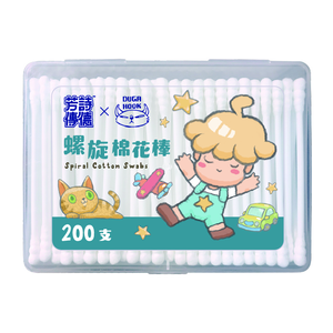 Spiral Cotton Swabs