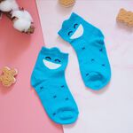 [Kaimei Cotton Industry] 12 pairs set, random and excellent, MIT made in Taiwan, pure cotton anti-slip children's socks - smiling style 13-16cm Kaimei Cotton Industry, , large