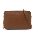 Michael Kors 金字logo方形鏈帶斜背包/焦糖, , large