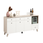 【唯熙傢俱】溫妮淺灰雙色5尺餐櫃, , large