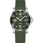 LONGINES 浪琴 深海征服者浪鬼陶瓷潛水機械錶-綠/43mm L37824069, , large