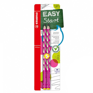 STABILO 德國 思筆樂 EASYgraph 人體工學思筆樂洞洞鉛筆 粉紅色左手 2支/入 STB-49823-5