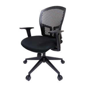 【H&R安室家】台製彈力人體工學護腰椅(電腦椅/辦公椅/升降椅/書桌椅)