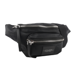 MARC JACOBS The Biker 雙拉鍊尼龍腰包/黑色, , large