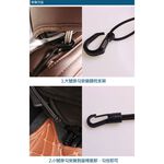 前排座椅雙層四邊彈力置物網, , large