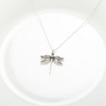 【Angel & Me】展翅高飛 蜻蜓 Dragonfly s925 純銀 項鍊 生日 情人節 禮物, , large