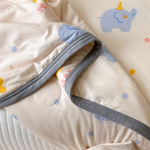 【Betrise】Elephant is prosperous | Lazy soft Q knitted cotton antibacterial soy fiber air-conditioning quilt/cooling quilt (150x200cm), , large