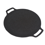 韓國製大理石重力鑄造IH淺型平底煎烤盤-36cm-1入, , large