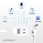 實用牌1開2插15尺2P延長線 4.5公尺 PNA212-15 防火PC材質 獨立開關設計 節能又安全, , large