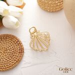 【Gulicc 】古莉可 髮夾 韓系金屬貝殼戴珍珠小髮夾, , large
