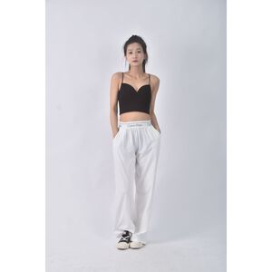 (M) 【安于晴Charlene私服】calvin klein高腰運動質感白色長褲二手衣