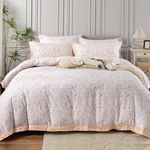 【Betrise】Summer garden | C Energy Series 100% Austrian Tencel™ Light-quenched Graphene Four-piece Duvet Bedding Set-Double, , large
