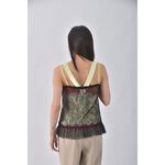 (S) 【德馨私服】morgan質感兩件式黃色上衣二手衣, , large
