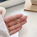 【Gulicc】古莉可 耳環 韓版簡約麻花愛心耳環, , large