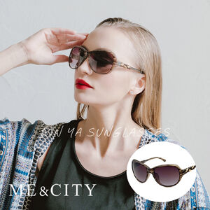ME&CITY精品太陽眼鏡-灰框灰片