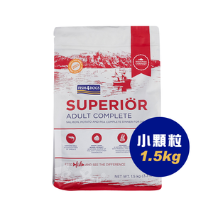 【倆寶貝精品館】海洋之星FISH4DOGS 強化升級配方(小型成犬 小顆粒-1.5kg)