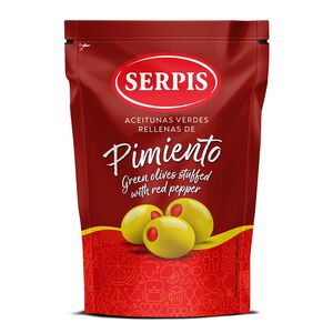 SERPIS with red pepper green olive(bags)
