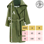 【SOLO Vintage】Bathrobe Crocodile Green S, , large
