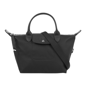 LONGCHAMP S號 LE PLIAGE ENERGY 再生帆布二用包(黑色)