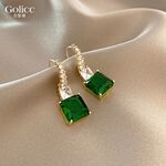 【Gulicc 】古莉可 耳環 典雅祖母綠耳環, , large