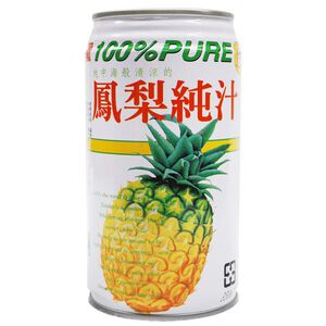 台鳳100％鳳梨純汁-350ml