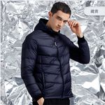探拓戶外Tectop【KE精品系列】T2147315男款連帽羽絨外套～T400防撕裂機能紗.90/10白鴨絨.拉鍊式口袋, , large