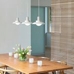 【H&R安室家】 20x13cm小款 LED北歐吊燈 ZA0108, 黑, large