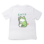 JZ TEE MBTI貓咪 ENFP-競選者 印花短袖, , large