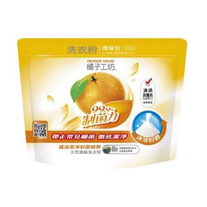 橘子工坊天然制菌洗衣粉補充包-1350g