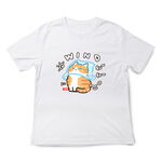 JZ TEE Orange Cat and the Wind Graphic Tee, , large