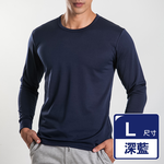 Drawstring Fleece Warm Jacket_Crew Neck_Men's_Gray, , large