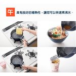 日本Arnest  Bellfina鑽石超輕量雙口深型不沾炒鍋20cm-海軍藍(不沾鍋 適用瓦斯爐), , large