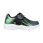 DIADORA迪亞多那 競速小將兒童運動鞋 童運動鞋 童鞋 寬楦 透氣 保護後跟 吸震 減壓 健康鞋墊 止滑 黑綠 粉紫, , large