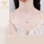 【CF鑽飾】項鍊 莫桑鑽《兔斯拉》1克拉, , large
