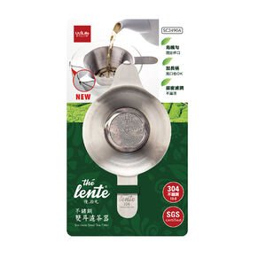 慢拾光不鏽鋼雙耳濾茶器