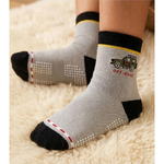 Kaimei Cotton Industry | 10 pairs of random excellent pure cotton non-slip children's socks, little driver style car children's socks, cartoon children's socks, cute socks, boys and girls socks 17-21cm, , large