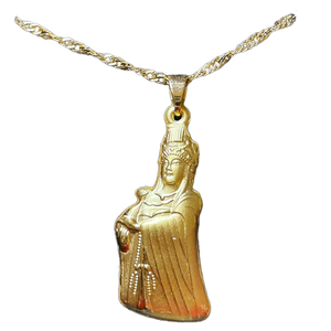 24K gold necklace