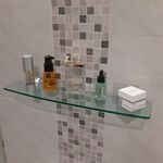 [Beargood sticker] Long Acrylic Wall Shelf, , large